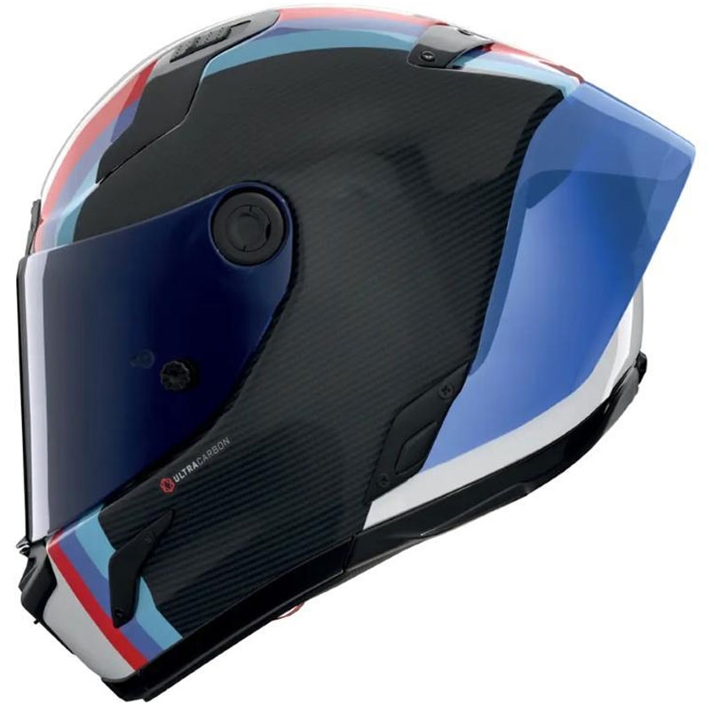 Integrálna prilba na motorku Nolan X-804 RS Ultra Carbon Gemini 365 lesklá šedo-bielo-modro-červená