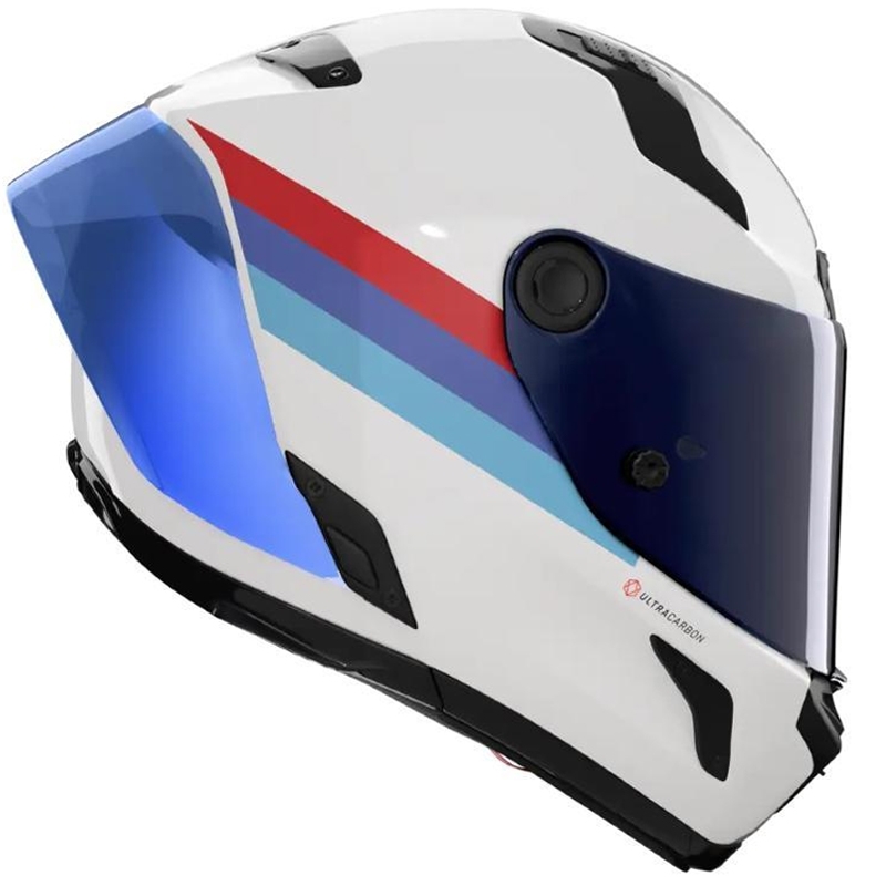 Integrálna prilba na motorku Nolan X-804 RS Ultra Carbon Gemini 365 lesklá šedo-bielo-modro-červená