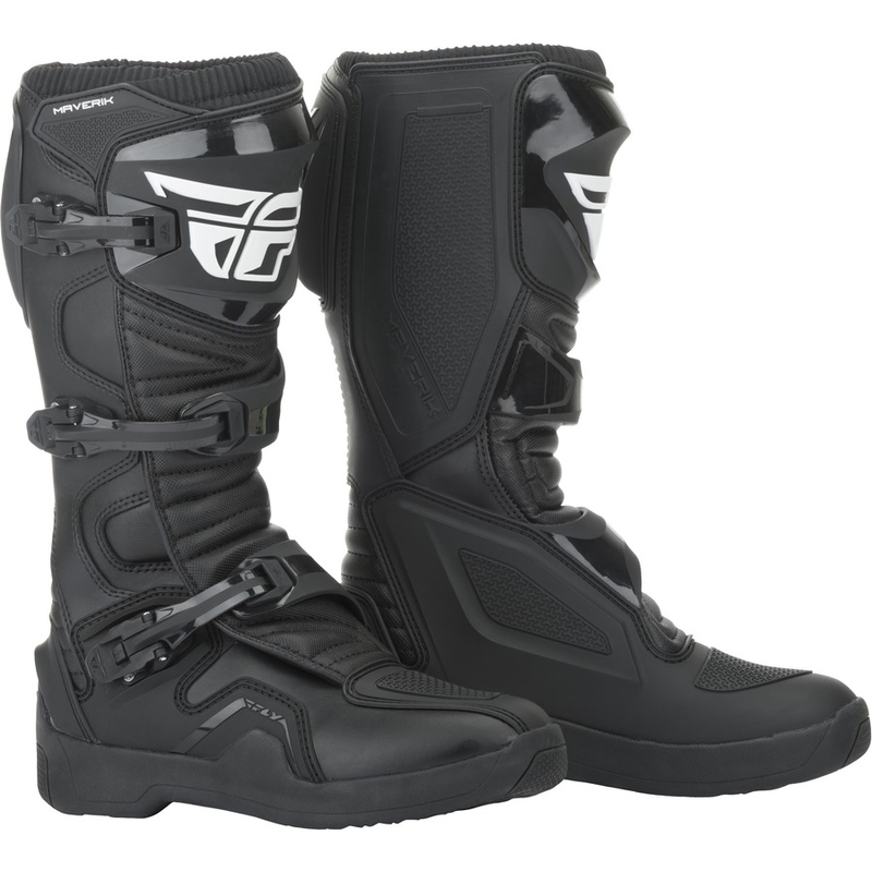 Vysoké čižmy na motocykel Fly Racing NEW Maverik 2019 čierne výpredaj