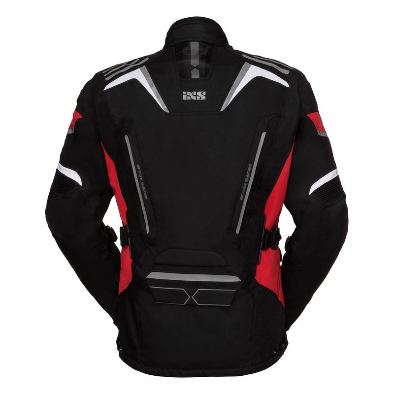 Bunda na motocykel iXS Powells čierno-červená