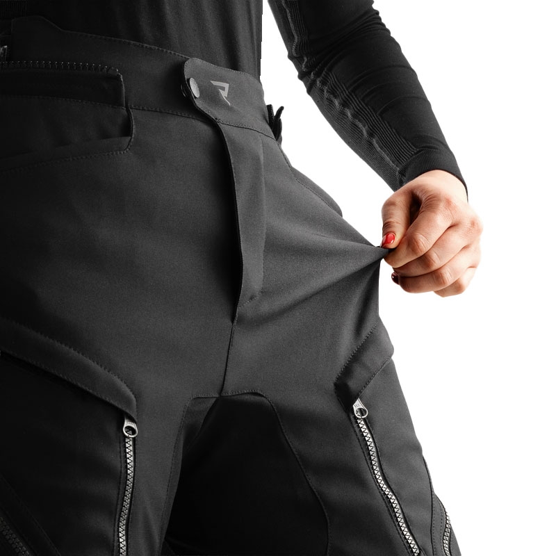 Dámske predĺžené nohavice na motorku Rebelhorn Hardy 3.0 čierne