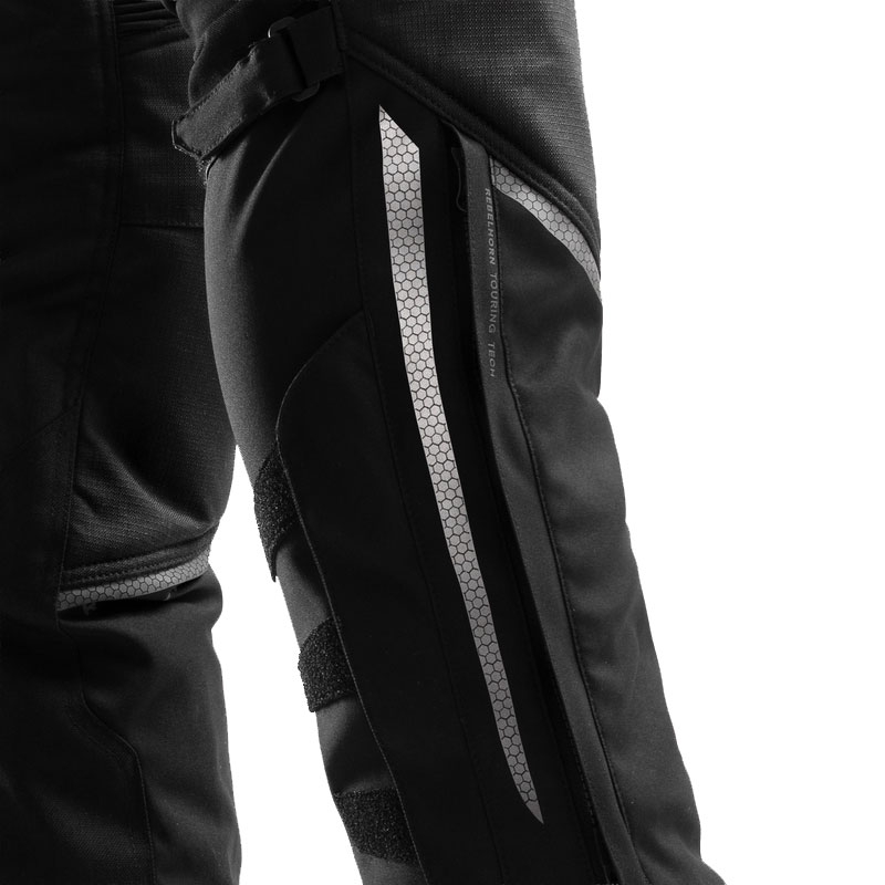 Dámske skrátené nohavice na motorku Rebelhorn Hardy 3.0 čierne