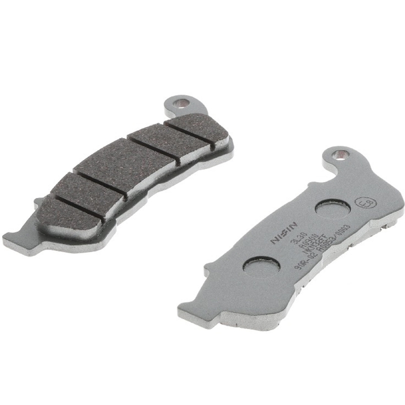 Brzdové doštičky NISSIN semi-metalická zmes 118x45.2x9.1 mm 2 ks