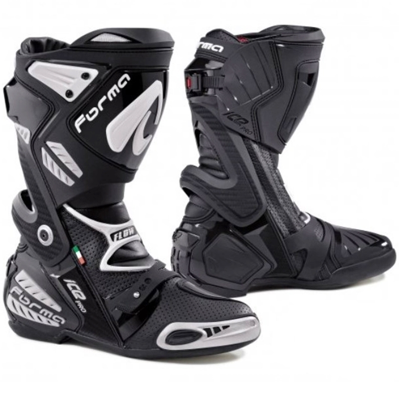 Topánky na motorku Forma Ice Pro Flow bielo-čierne