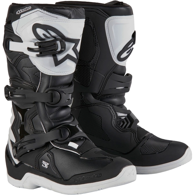 Detské čižmy na motocykel Alpinestars Tech 3S Youth bielo-čierne