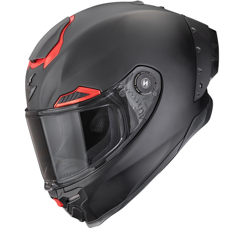 Integrálna prilba na motorku Scorpion EXO-RACE Air Solid FIM2 matná čierno-červená