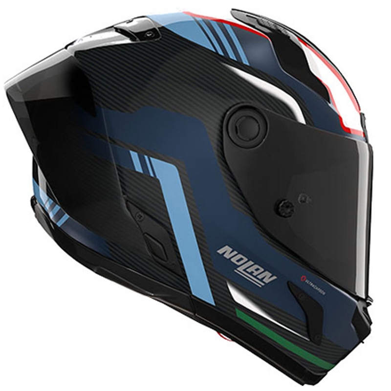 Integrálna prilba na motorku Nolan X-804 RS Piega 366 lesklá čierno-modro-bielo-červená