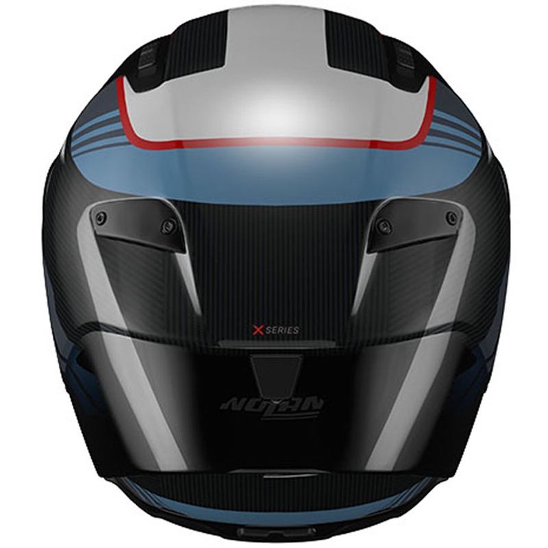 Integrálna prilba na motorku Nolan X-804 RS Piega 366 lesklá čierno-modro-bielo-červená