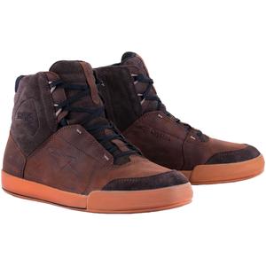 Motocyklová obuv Alpinestars Chrome Crafted Drystar hnedá-guma