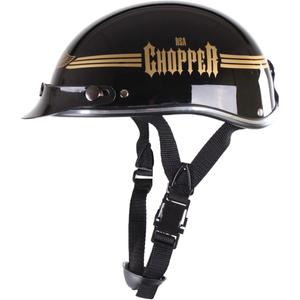 Prilba na motocykel Braincap RSA Skull čierna lesklá