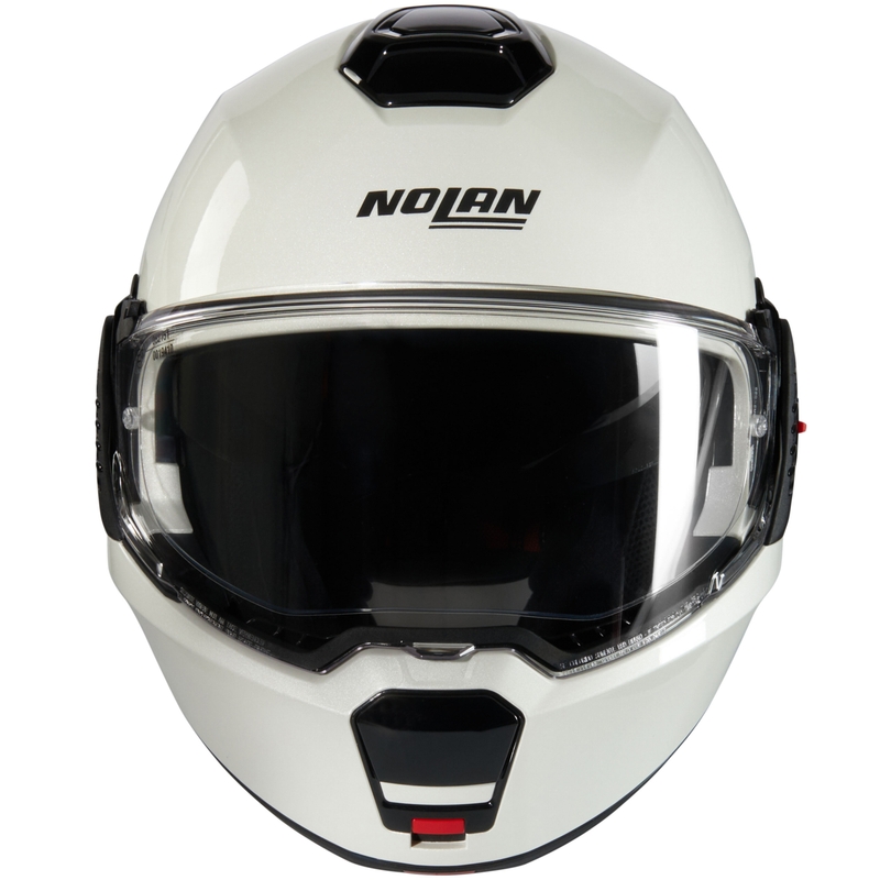 Preklápacia prilba na motorku Nolan N120-1 Classico Nobile N-COM 320 biela