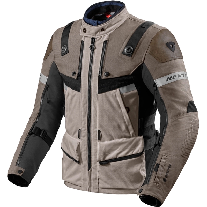Bunda na motocykel Revit Defender 3 GTX hnedo-čierna