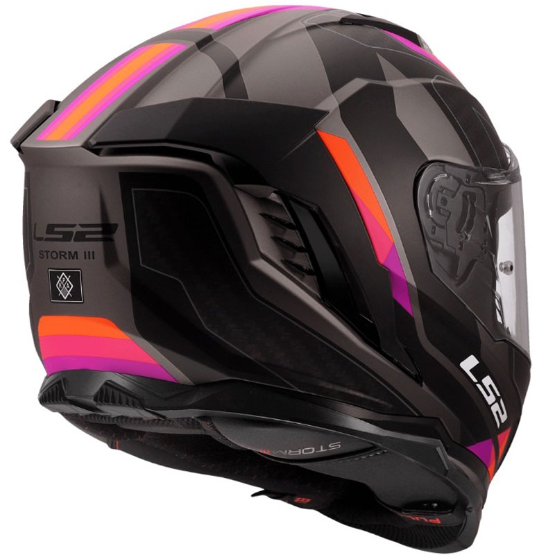 Integrálna prilba na motorku LS2 FF818 Storm III Sporty matná sivo-fialová