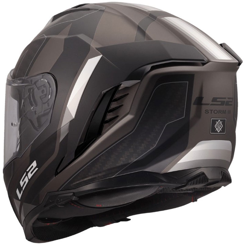 Integrálna prilba na motorku LS2 FF818 Storm III Sporty matná čierno-sivá