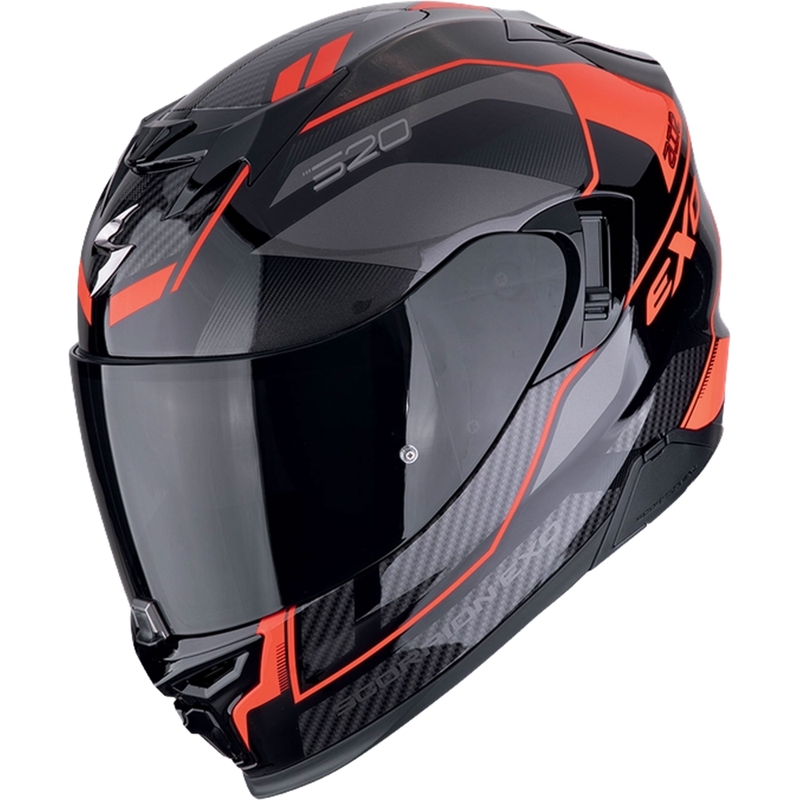 Integrálna helma na motorku Scorpion EXO-520 EVO AIR LENA čierno-červená výpredaj