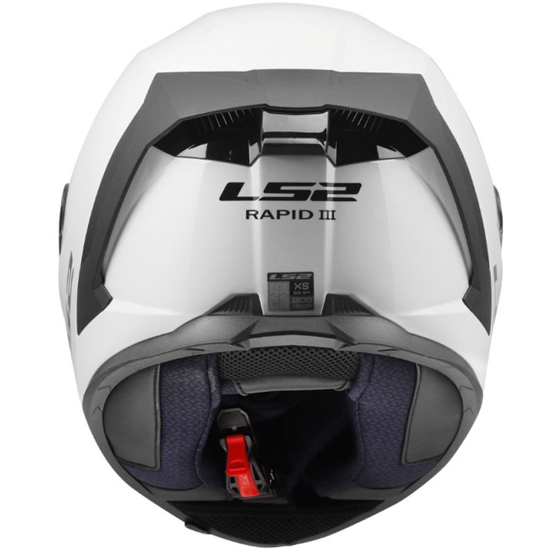 Integrálna helma na motorku LS2 FF820 Rapid III Solid lesklá biela