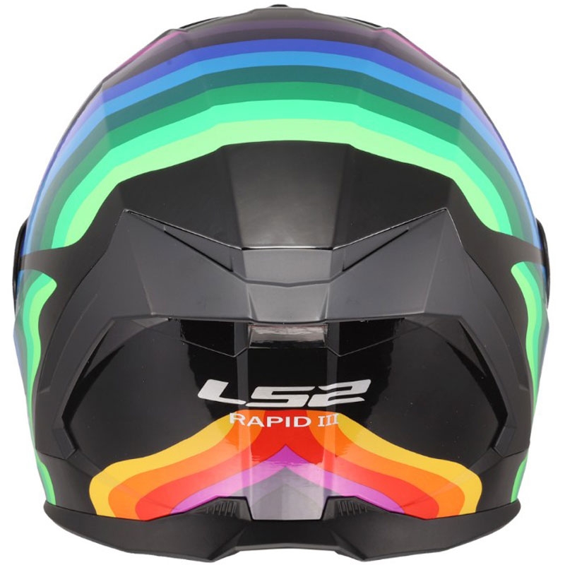 Integrálna prilba na motorku LS2 FF820 Rapid III Flow lesklá čierno-multicolor