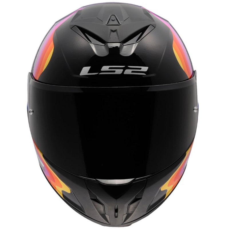 Integrálna prilba na motorku LS2 FF820 Rapid III Flow lesklá čierno-multicolor