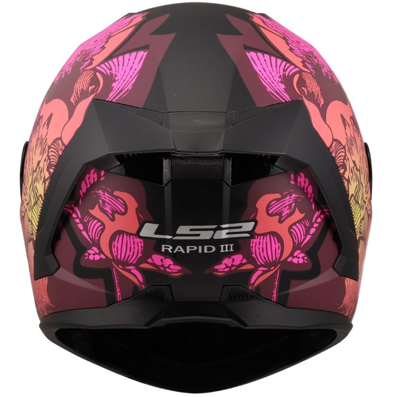 Integrálna prilba na motorku LS2 FF820 Rapid III Poppies II matná čierno-ružová