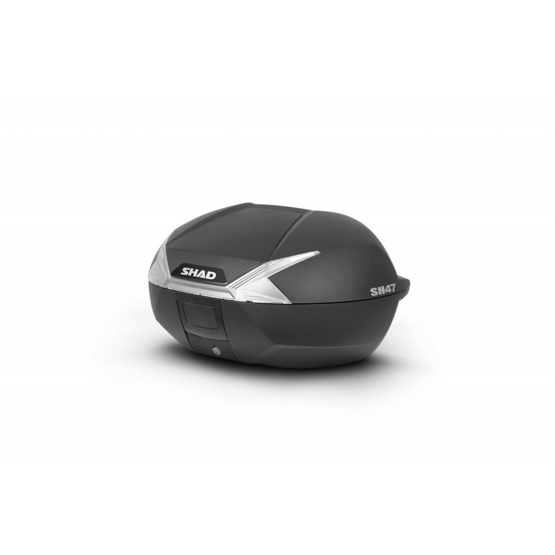 Vrchný kufor na motorku SHAD SH47 Čierna/biela