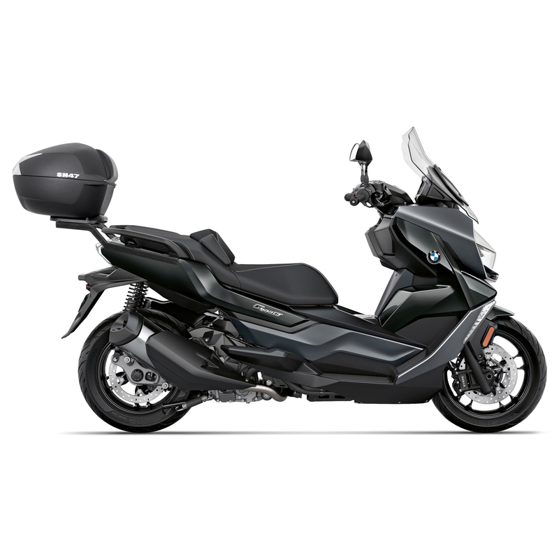 Vrchný kufor na motorku SHAD SH47 Čierna/biela