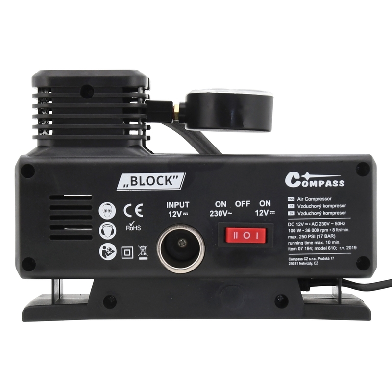 Kompresor 12/230 V Block TÜV/GS