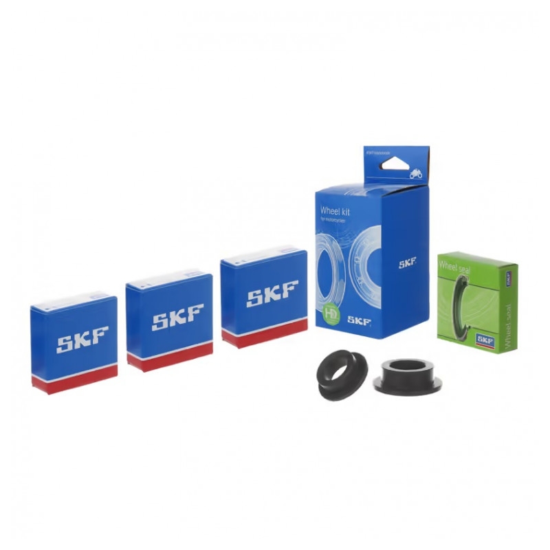 Wheel seals kit with spacers and bearings SKF zadná