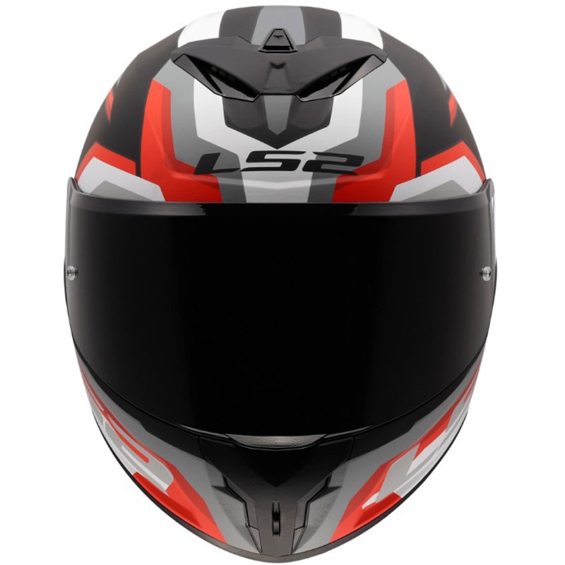 Integrálna helma na motorku LS2 FF820 Rapid III Hyper matná čierno-červená