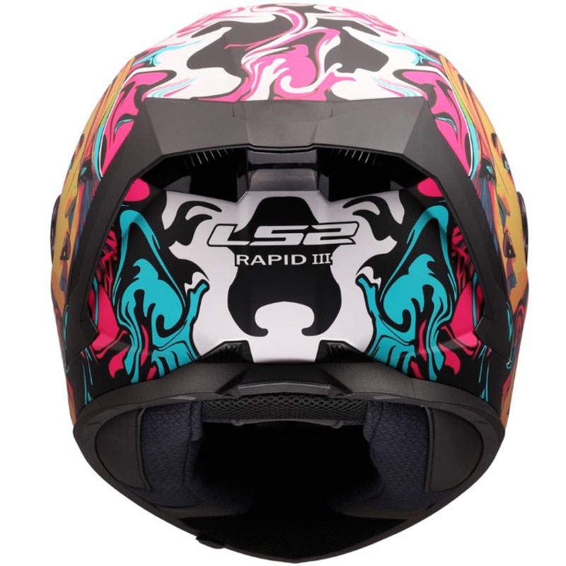 Integrálna helma na motorku LS2 FF820 Rapid III Cyberg matná fialovo-modrozelená