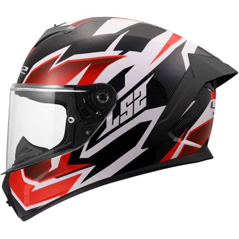 Integrálna helma na motorku LS2 FF820 Rapid III Xtrem lesklá bielo-čierno-červená