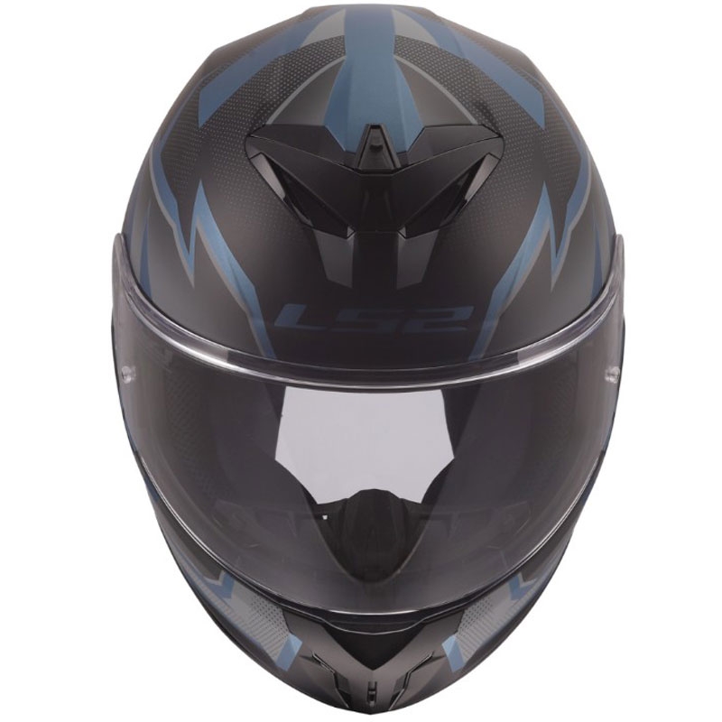 Integrálna helma na motorku LS2 FF820 Rapid III Xtrem matná čierno-modro-petrolejová