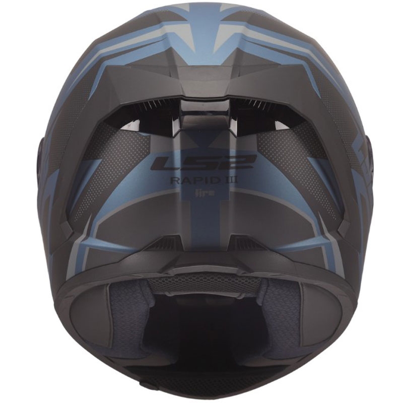Integrálna helma na motorku LS2 FF820 Rapid III Xtrem matná čierno-modro-petrolejová