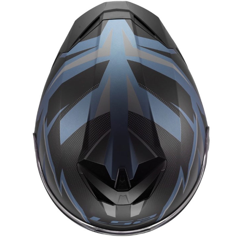 Integrálna helma na motorku LS2 FF820 Rapid III Xtrem matná čierno-modro-petrolejová