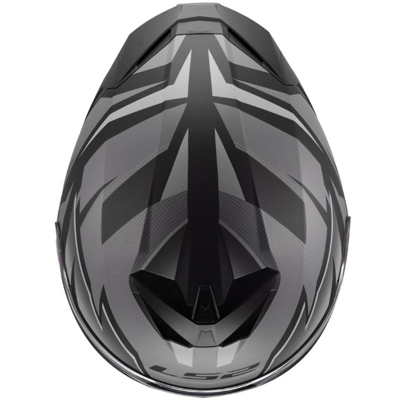 Integrálna helma na motorku LS2 FF820 Rapid III Xtrem matná čierno-šedá