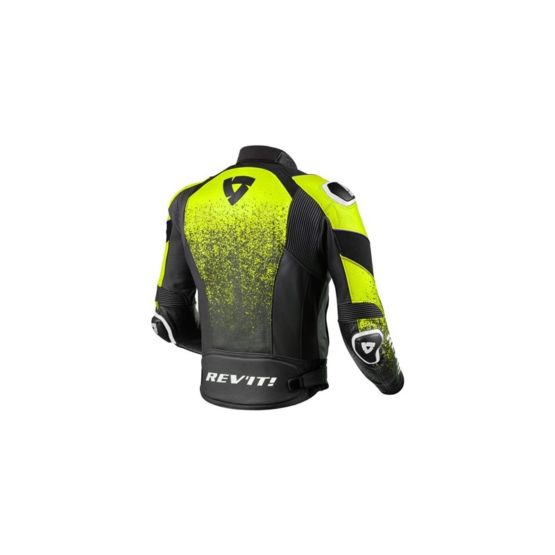 Bunda na motocykel Revit Quantum Air čierno fluorescenčno-žltá výpredaj