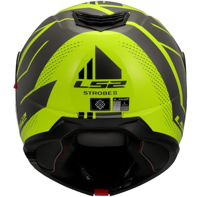 Vyklápacia prilba LS2 FF908 Strobe II Code lesklá fluo žlto-čierna