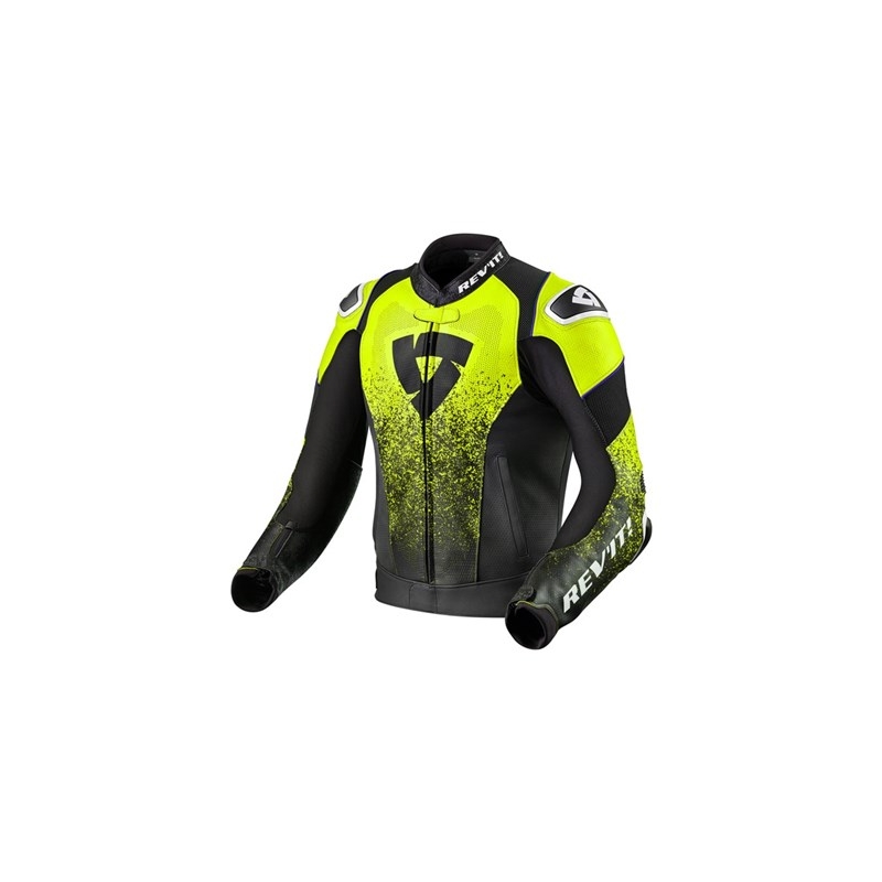 Bunda na motocykel Revit Quantum Air čierno fluorescenčno-žltá výpredaj