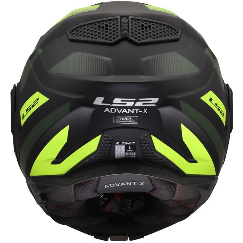 Preklápacia helma na motorku LS2 FF901 Advant X Nova matná fluo žlto-čierna