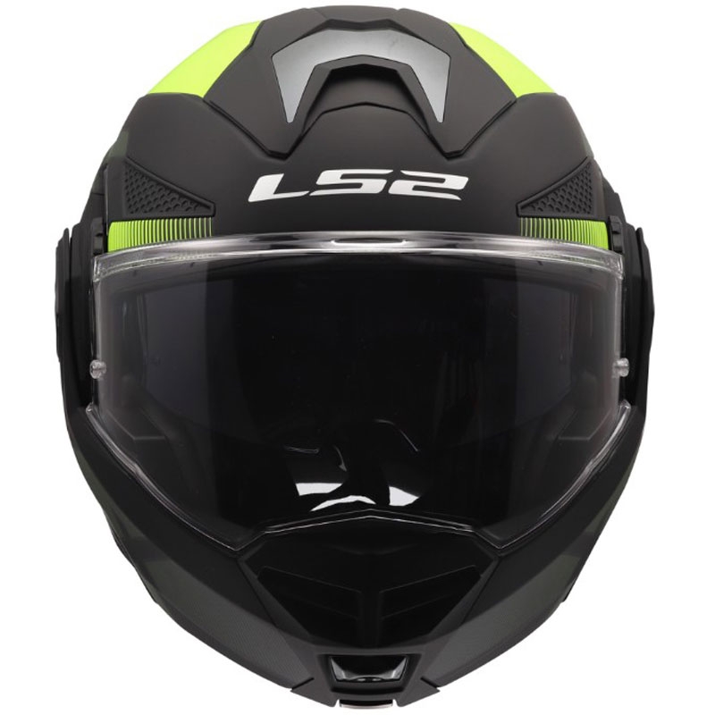 Preklápacia helma na motorku LS2 FF901 Advant X Nova matná fluo žlto-čierna