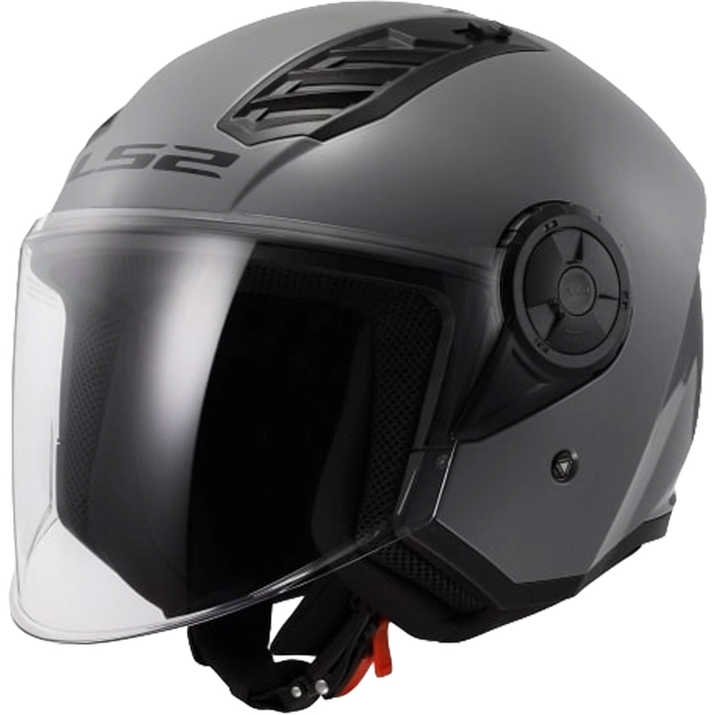 Otvorená prilba na motocykel LS2 OF616 Airflow II Solid Nardo šedá