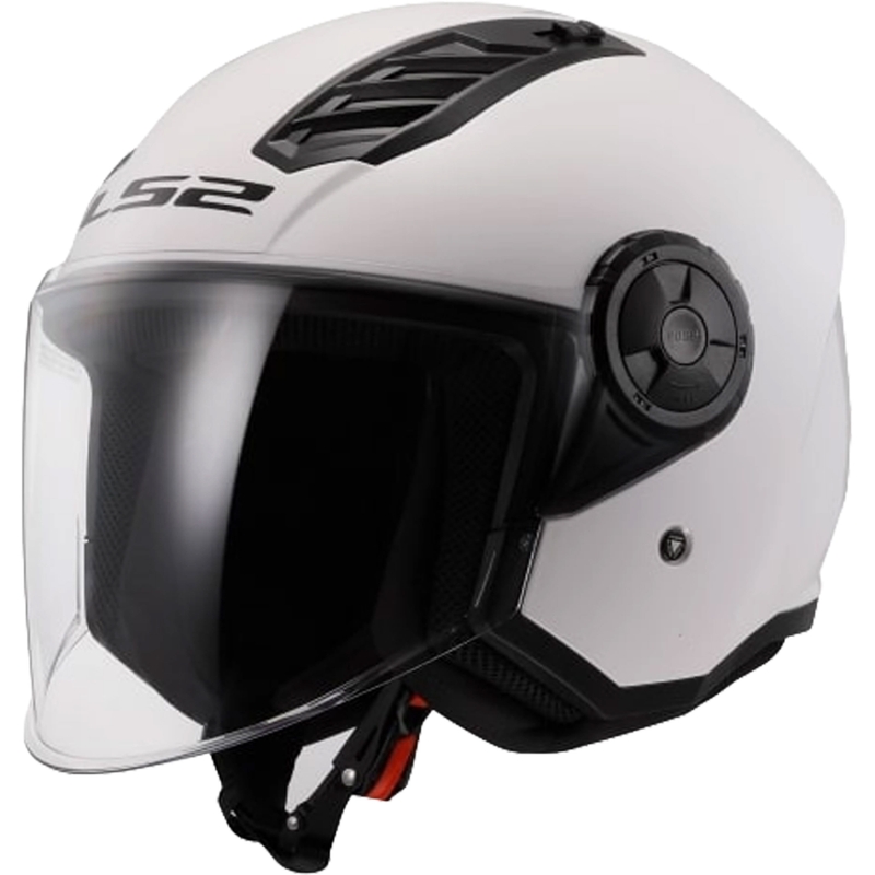 Otvorená prilba na motocykel LS2 OF616 Airflow II Solid leská biela