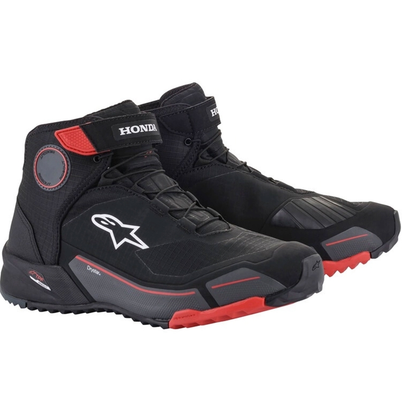Motocyklová obuv Alpinestars CR-X Drystar Honda kolekcia čierno-červeno-sivá