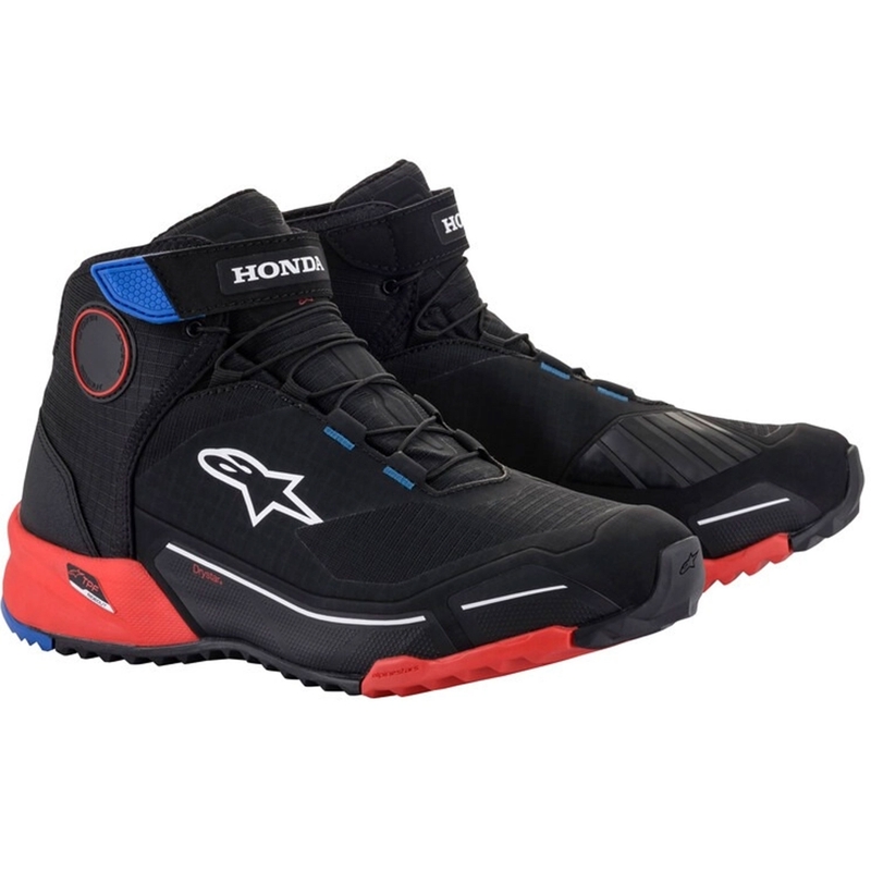 Motocyklová obuv Alpinestars CR-X Drystar Honda kolekcia čierno-červeno-modrá
