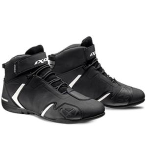Topánky na motorku IXON Gambler WP čierno-biele