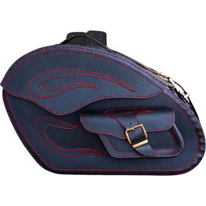 Kožené tašky na motorku RSA S266A čierno-červené