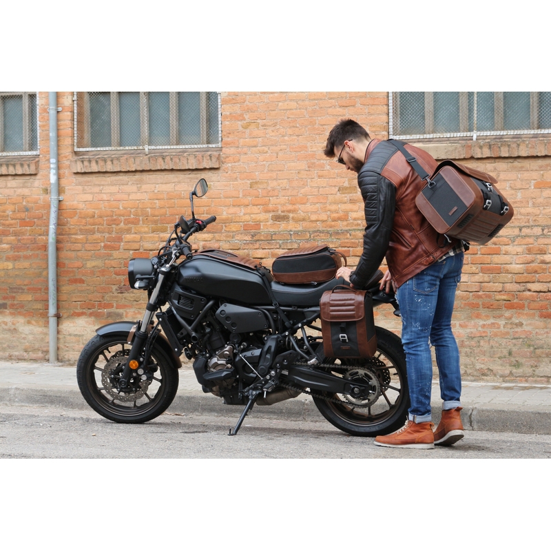 Bočná taška na motorku SHAD CAFE RACER SR38 10l čierna