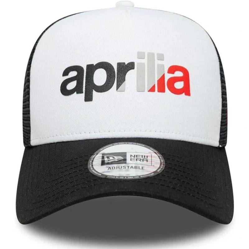Šiltovka Aprilia 9forty Be A Racer s logom čierno-biela