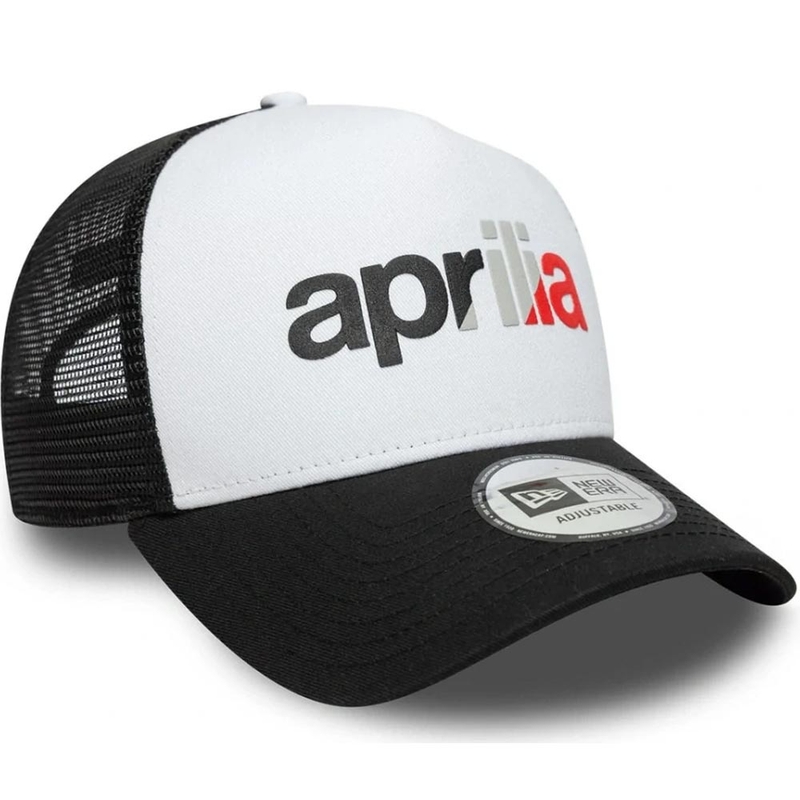 Šiltovka Aprilia 9forty Be A Racer s logom čierno-biela