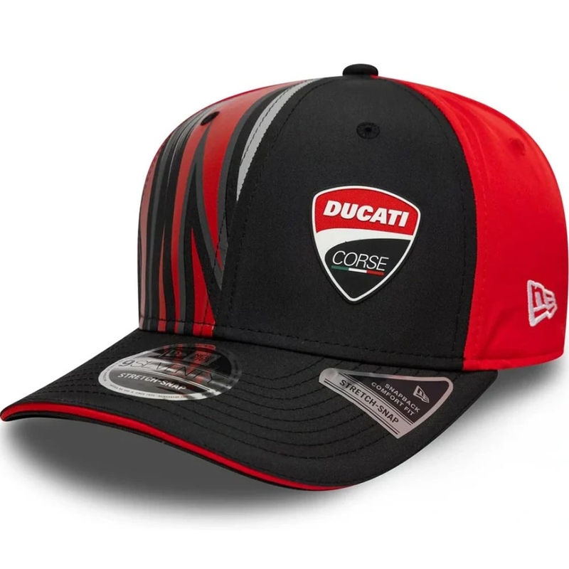 Šiltovka Ducati Corse 9SEVENTY s logom červeno-čierna