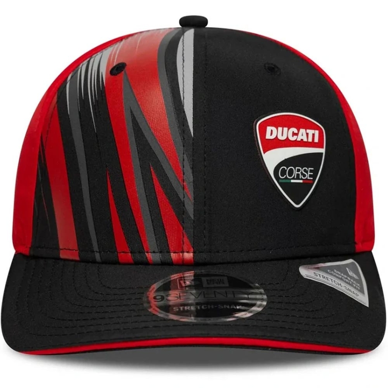 Šiltovka Ducati Corse 9SEVENTY s logom červeno-čierna